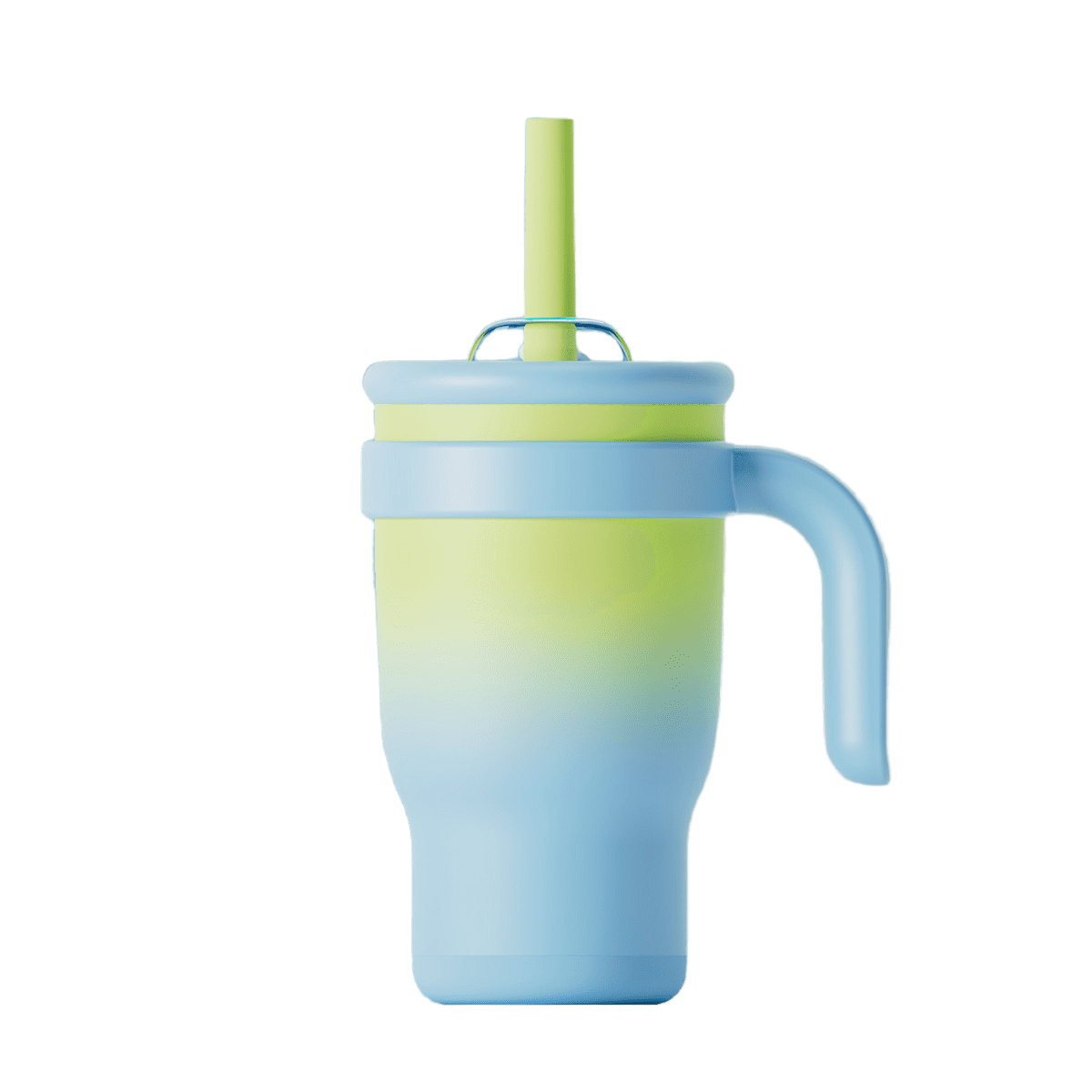 outdoor thermobecher 140oz mit henkel – hellgrün